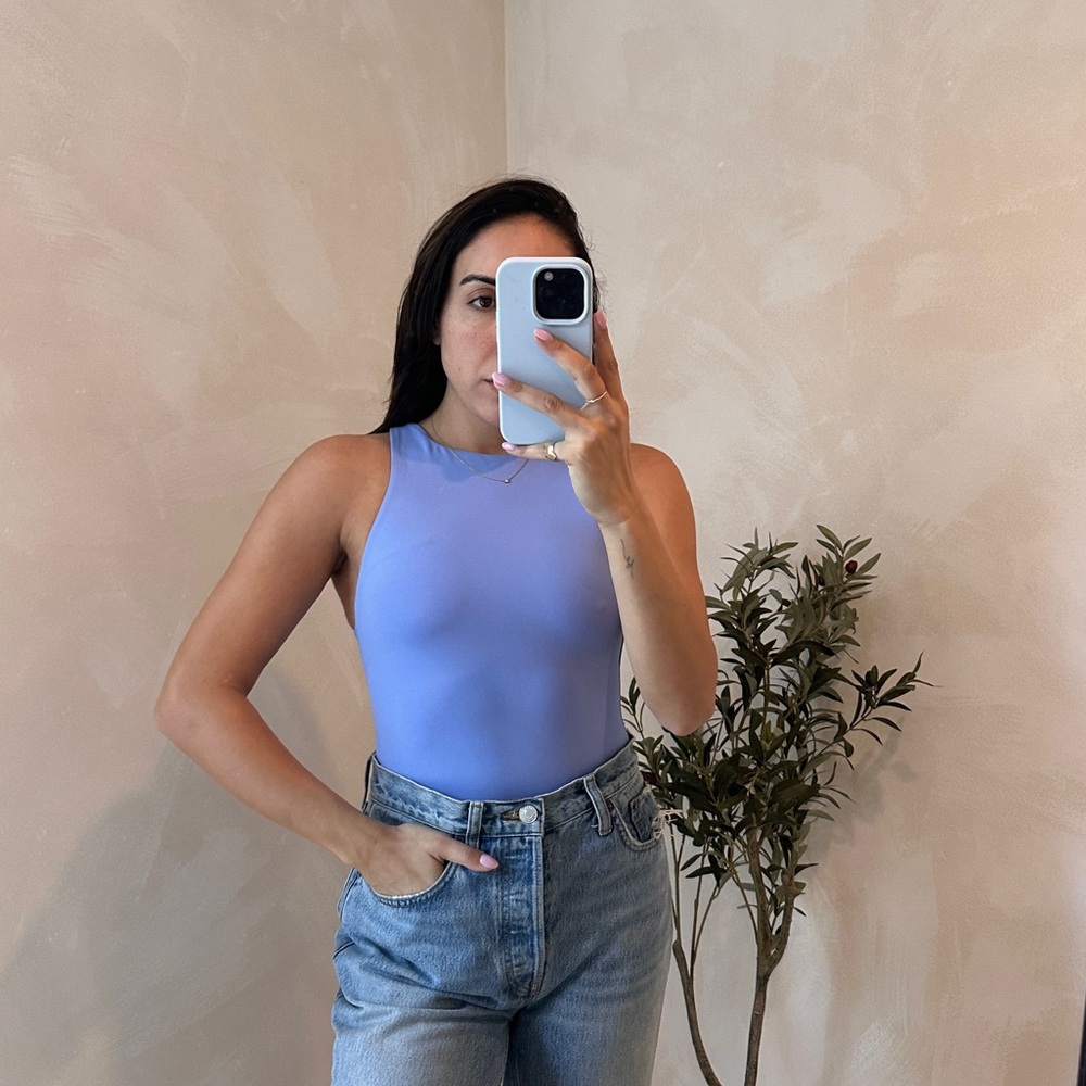 Cobalt blue bodysuit